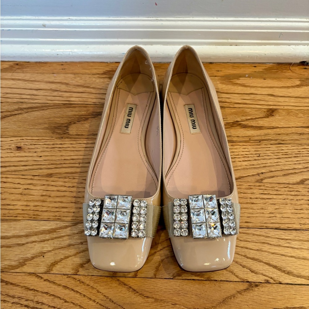 Miu Miu Patent Leather flats
